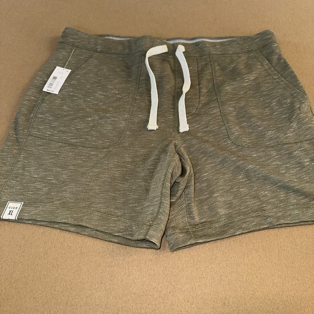 Rowm Men’s 7” Knit Shorts XL In Dark Olive
